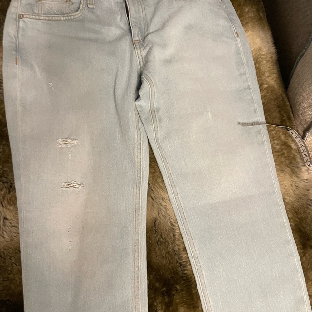 Rag & Bone Light Blue Cropped Jeans - Picture 3 of 7